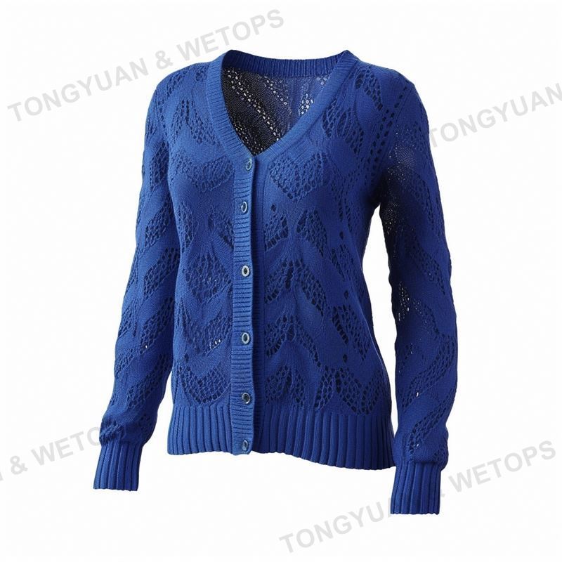 Womens Plus Size Custom Logo Manufacturers Embroidery College Shaggy Pointelle Knit Zeta Phi Beta Sorority Sweater Cardigan