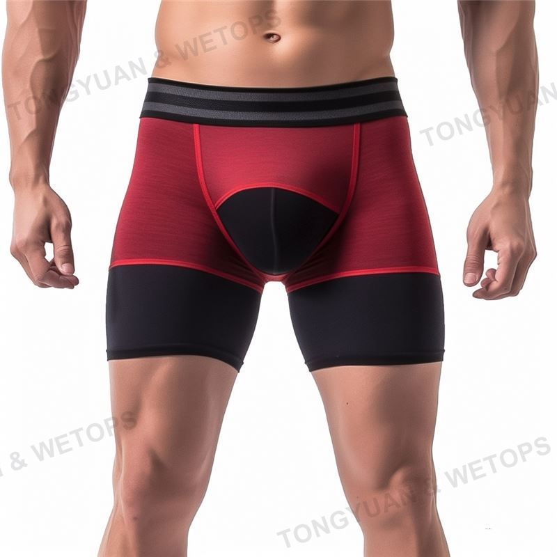 OEM Blank Open Front Boy Man Breathable Pump Custom Logo Cotton Polyester Fancy Underwear Men's Boxer Briefs Men Panty