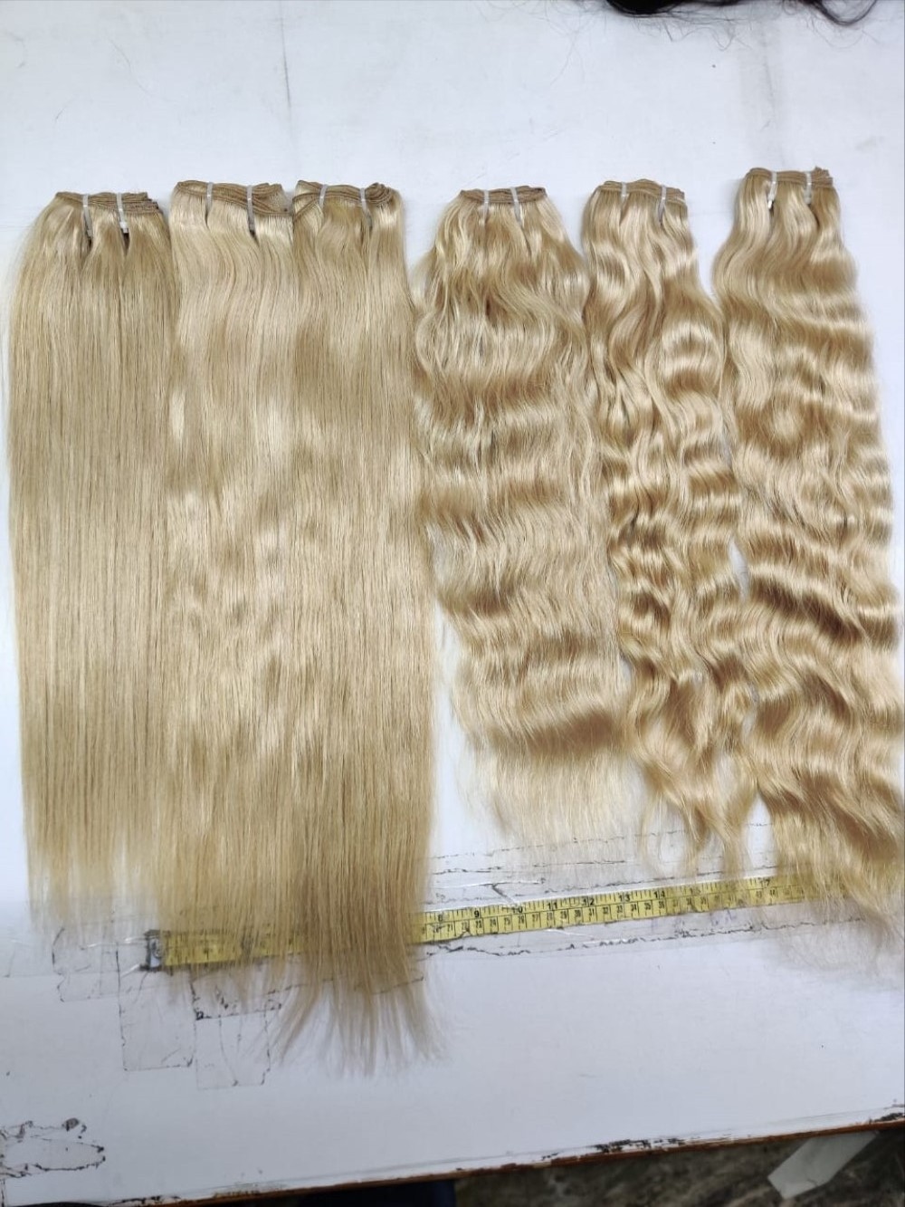 TOP QUALITY FULL CUTICLE ALIGNED 613 BLONDE HAIR INDIAN VIRGIN SINGLE DONOR MACHINE WEFT BUNDLES VENDOR MANUFACTURER