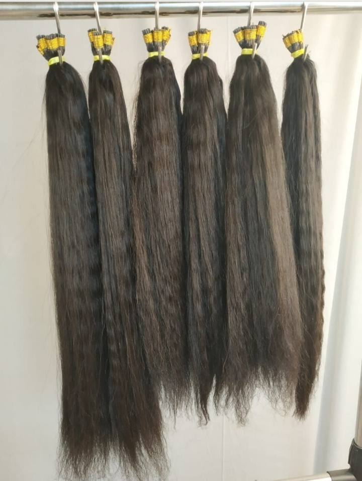 Raw Cuticle Aligned Indian Temple hair  -  Double Drawn Single Donor Hair -  Wholesale Price