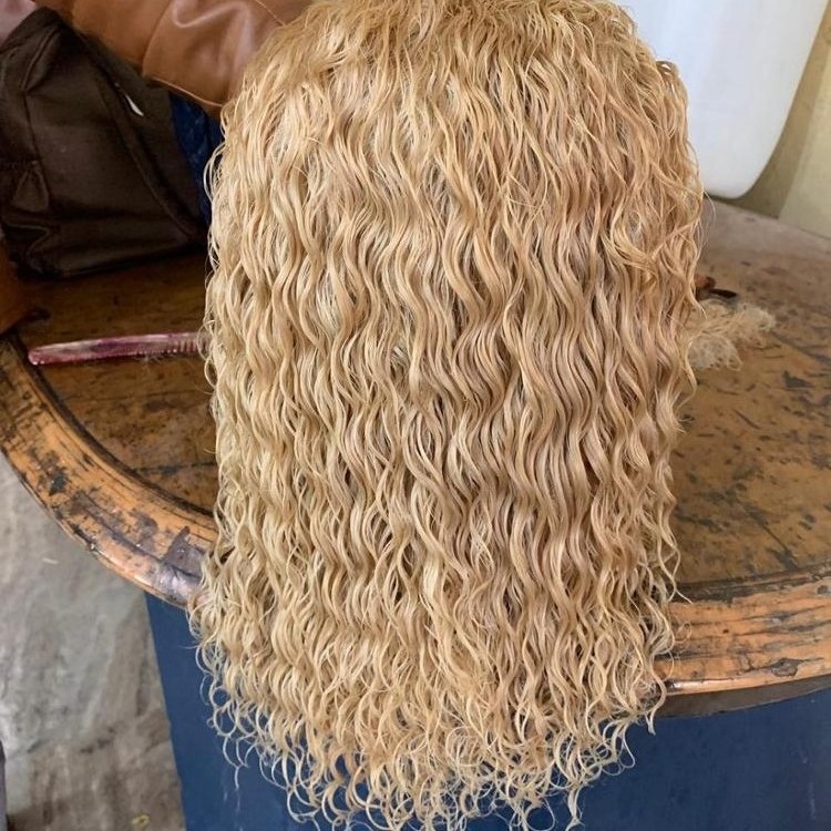 SINGLE DONOR BLONDE HAIR WIGS MANUFACTURER BEST QUALITY REAL HUMAN HAIR WIGS AT WHOLESALE PRICE