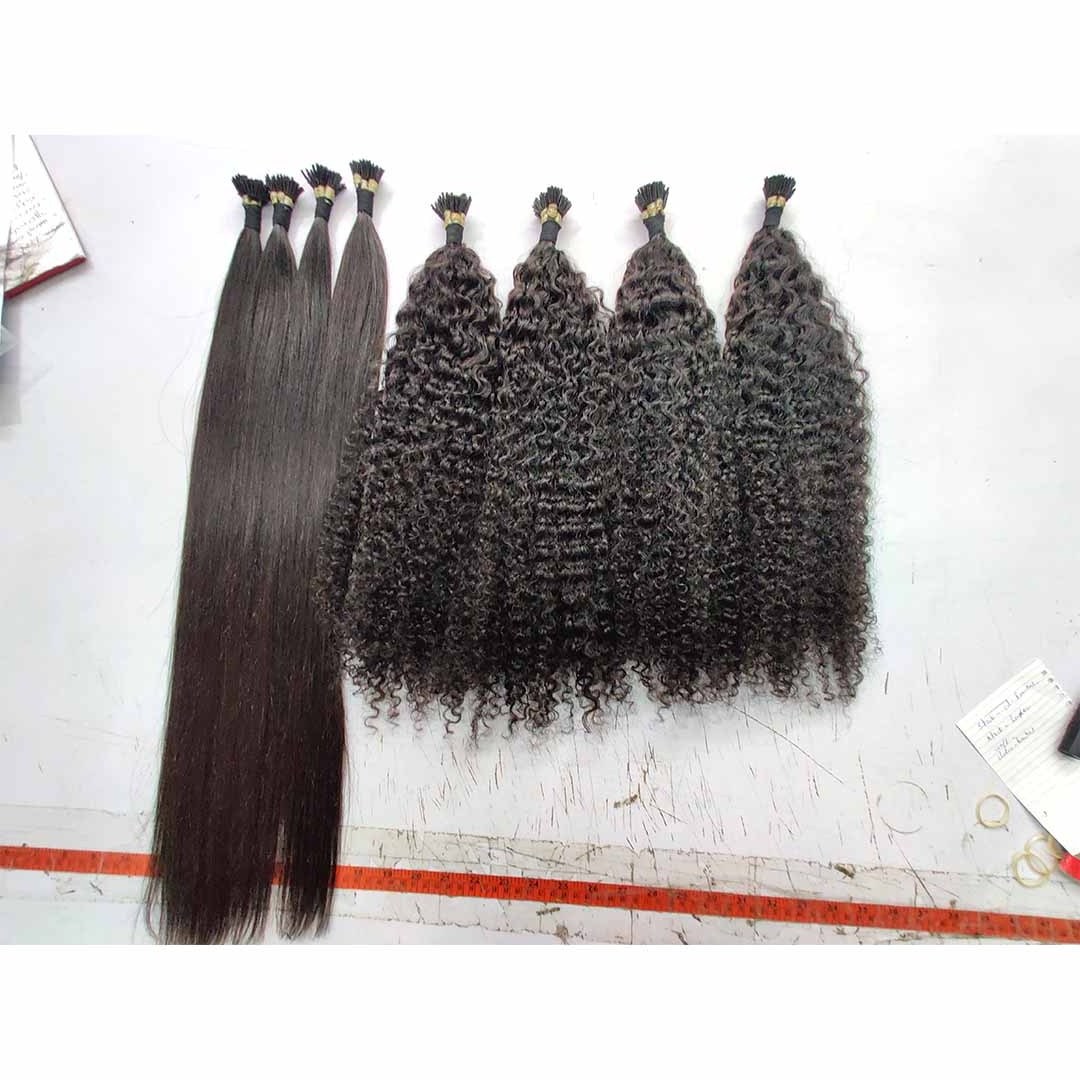 raw Indian hair  iTips 100% Raw Single Donor Keratin Hair Permanent Extensions Best Micro Rings and Micro Links Extensions