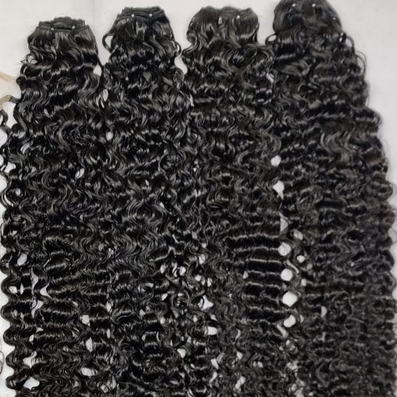 Raw Cambodian curly Virgin Hair 100% Virgin Cambodian Hair Extension For Long Ending