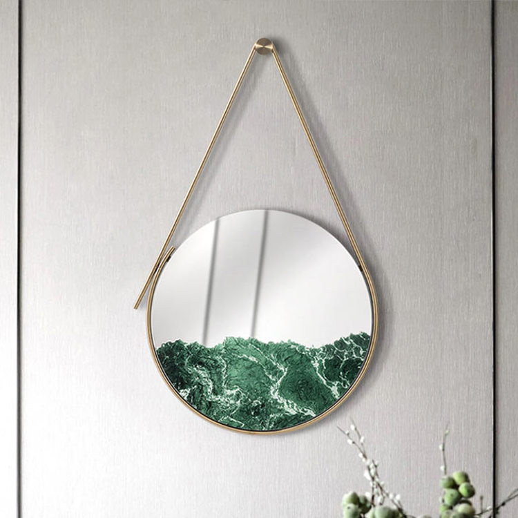 Professional Artist Design 3D luxury Wall mirror decoration Home interior wall hanging Artwork Metal Acrylic Decorative Mirror