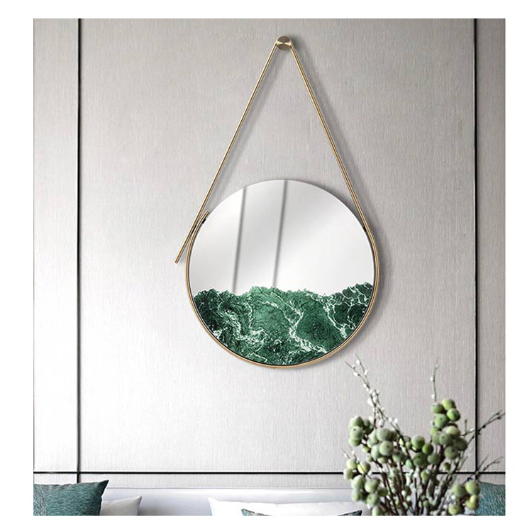 Professional Artist Design 3D luxury Wall mirror decoration Home interior wall hanging Artwork Metal Acrylic Decorative Mirror