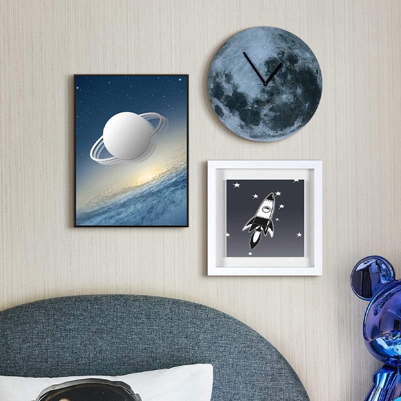 2022 astronaut space odyssey framed art pre prints abstract home modern wall canvas painting canvas for kids