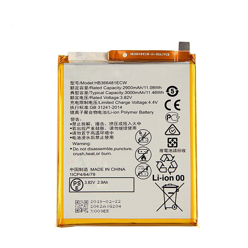 Original Mobile Phone battery for Huawei P8 P9 P10 P20 honor 7 8 5c LITE 2017 Y6 Y7 Prime 2018 P smart NOVA 3E