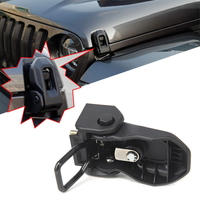 Direct Selling Stainless Steel Hood Latches Hood Lock Catch Latches Kit For Jeep Wrangler JK JL  JT