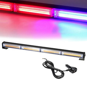 Factory Wholesale Cob Led Work Light Bar Beacon Car Tow Truck Emergency Warning Strobe Light Amber Flashing Light