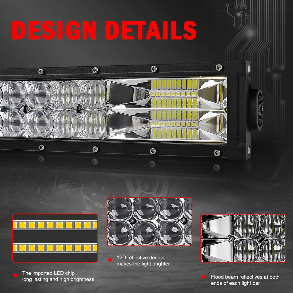 Universal 2 Row Barra Led 22