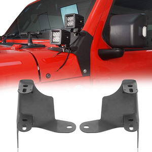 Other Car Parts Led Work Light Dual A-pillar Light Brackets Mounts For Jeep Wrangler Jk jl 2018+