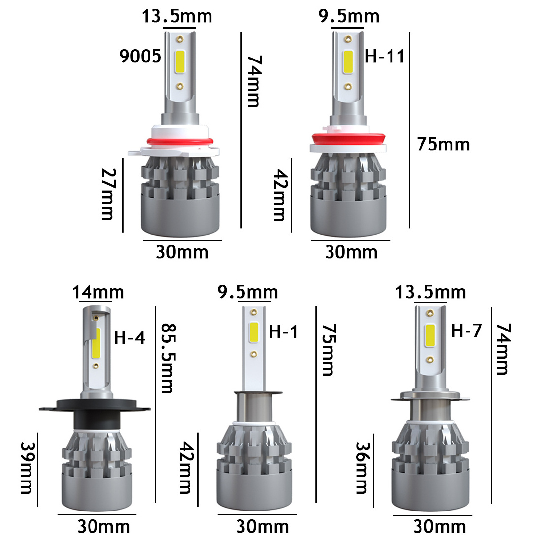 Faro K3 Led Headlight Auto Lighting System Bulbe Foco H4 High Low Beam para Carro Automotriz Mobil Depo Auto Lamp H11 Led