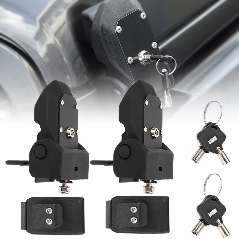 New Product Waterproof Hood Lock Latches Handle Catch Latches For Jeep Wrangler JL Gladiator JT 2018-2023