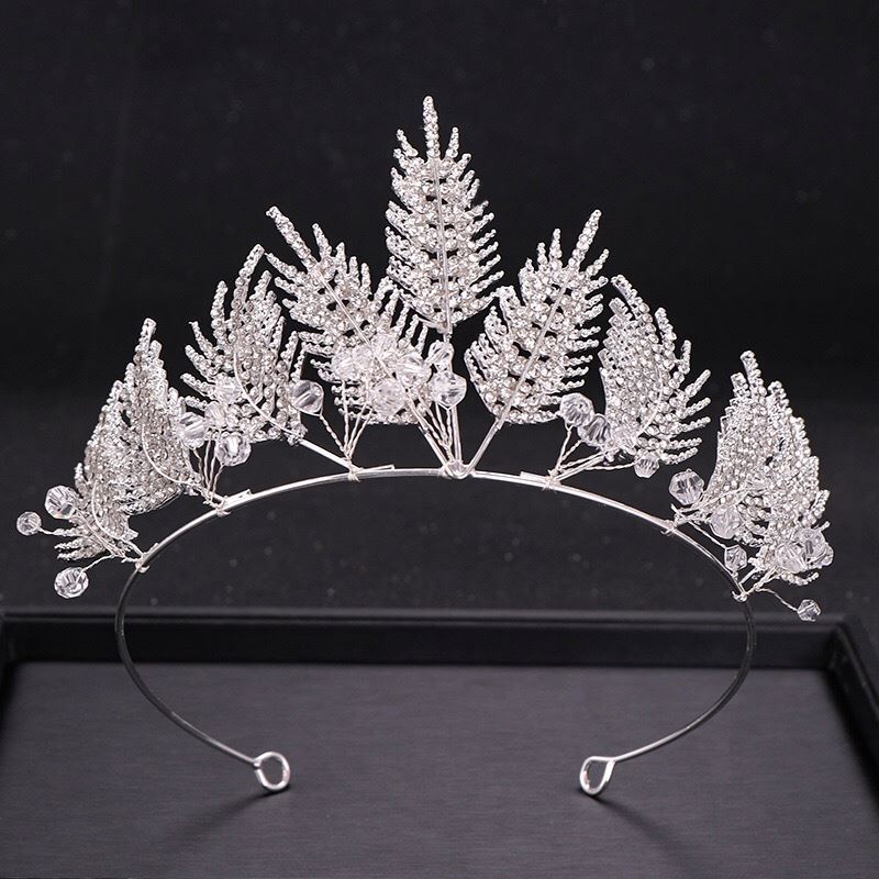 Large Wedding Pageant Tiara Diadem 5.5