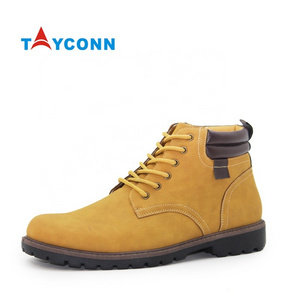 New trendy winter boots men high top Pu Leather male durable botas hombre