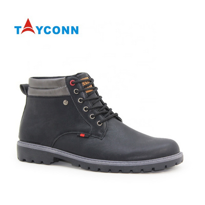 Short Botas De Cuero Hombre Outdoor Waterproof  Casual Leather Work Boots Men