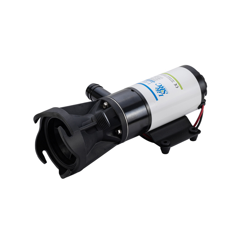 LifeSRC New Design 12V 45LPM High Flow Rate Macerator Sewage Pump For RV Toilet Septic Tank Wastewater Treatment