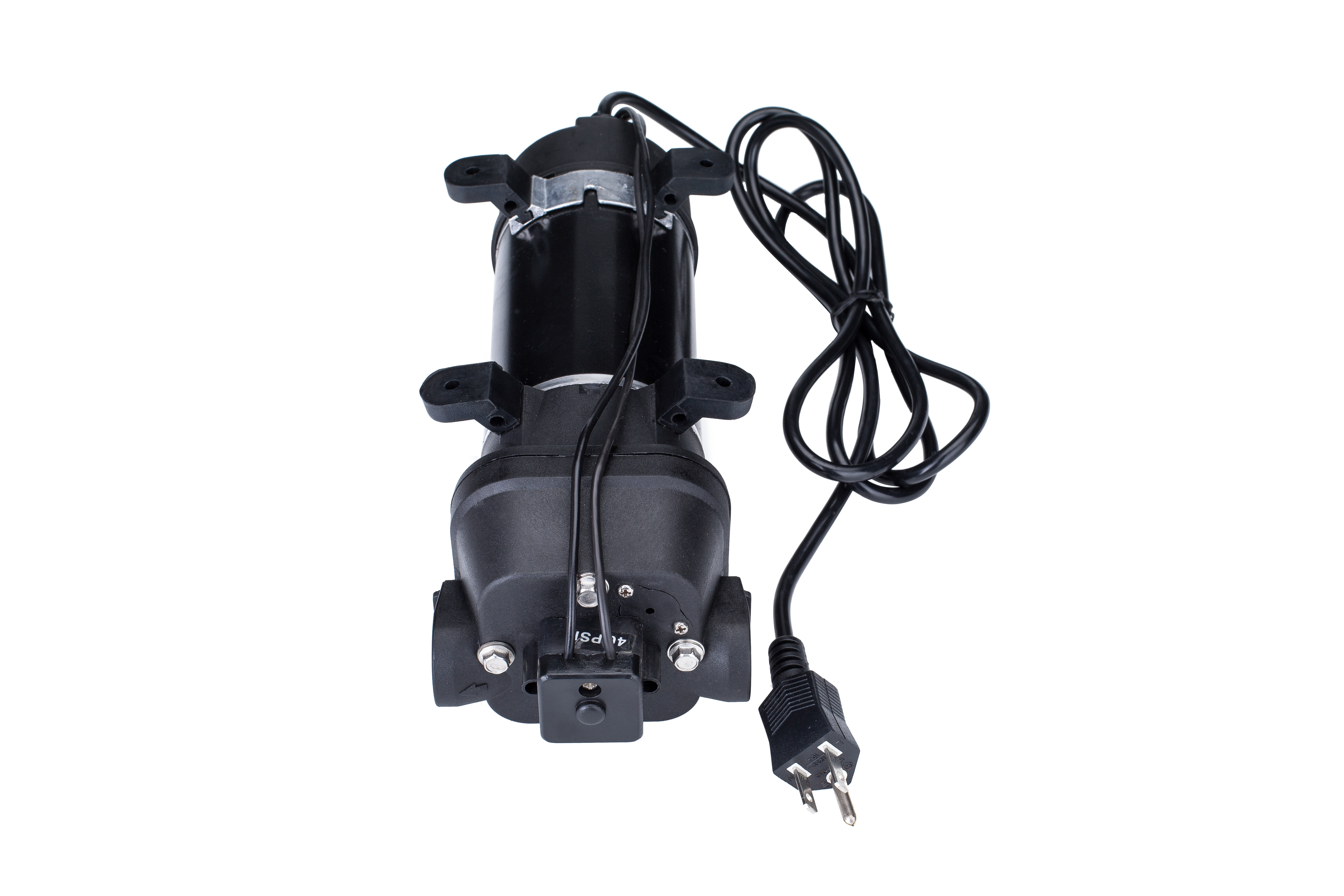 Industrial Water Pressure Pump 115V 3.3 GPM 45 PSI Water Diaphragm Pump Power Plug for Bathroom Sprinkler Faucet Agricultural