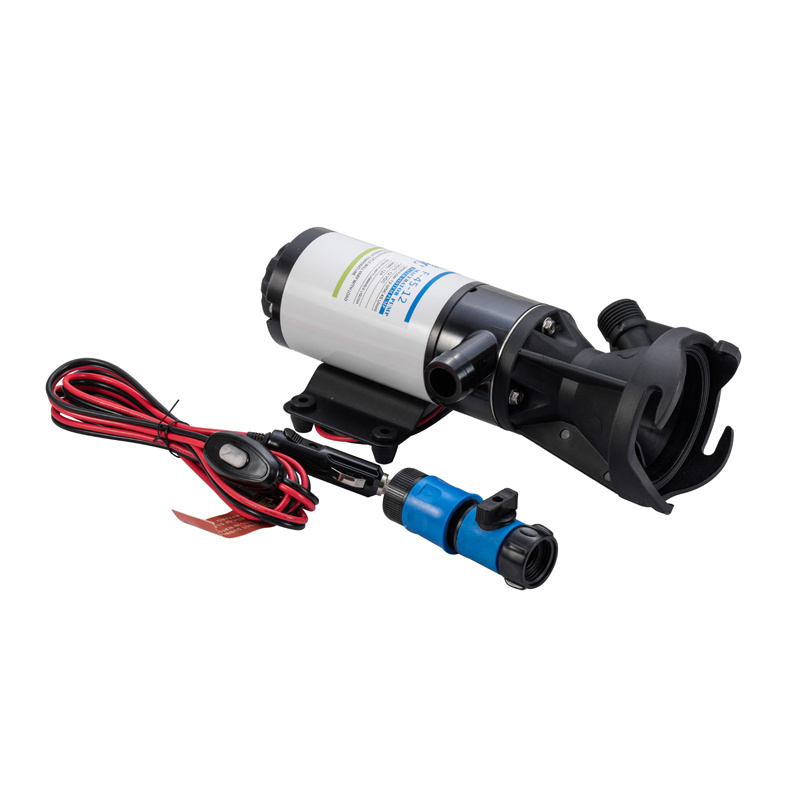 LifeSRC New Design 12V 45LPM High Flow Rate Macerator Sewage Pump For RV Toilet Septic Tank Wastewater Treatment