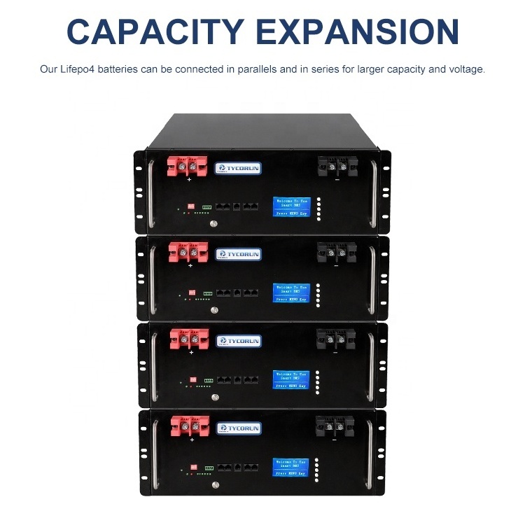 Tycorun 5kwh 10kwh Lithium Ion Solar Battery 48v 50ah 100ah 200ah 400ah 500ah Home Energy Storage Lifepo4 Battery Pack