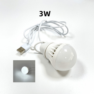 New High Luminance Portable Hanging Energy Saving G50 Outdoor Camping Lamp Led USB Bulb Rechargeable 3 W Smart Bulb