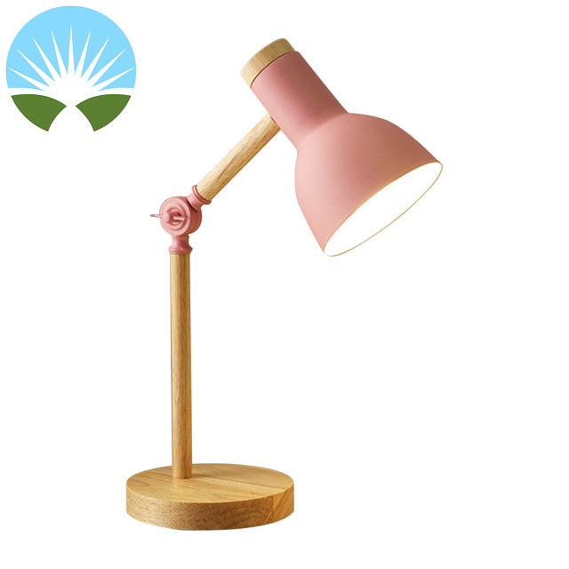 Modern Dimmable Nordic Study Reading Adjustable Desk Light E27 Holder Modern Bedside Lighting  Swing Arm LED Table Lamp