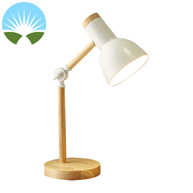 Modern Dimmable Nordic Study Reading Adjustable Desk Light E27 Holder Modern Bedside Lighting  Swing Arm LED Table Lamp