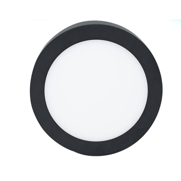 Best Price Free sample black gold surface led panel light indoor circular 6500K daylight led ceiling light 300*300