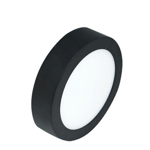 Best Price Free sample black gold surface led panel light indoor circular 6500K daylight led ceiling light 300*300