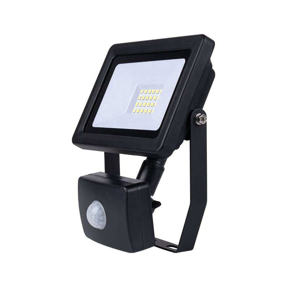 LED 20W Flood Light Police Light 80 IP65 70 Led Security Flood Lights with PIR SENSOR 6000K Aluminum Led Spotlight Led 100w 100