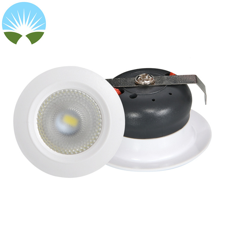 Adjustable Color  mini spotlights plastic downlight 1W 3W mini led downlight small ceiling downlight Commercial and Residential