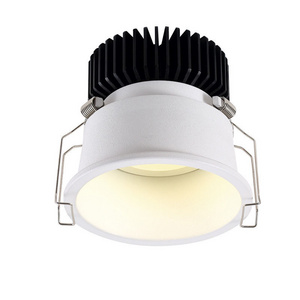 Hot Sell Good Light Transmittance Adjustable Led Downlight Office Home Hotel Round Ceiling Recessed Aluminum COB LED Spotlight