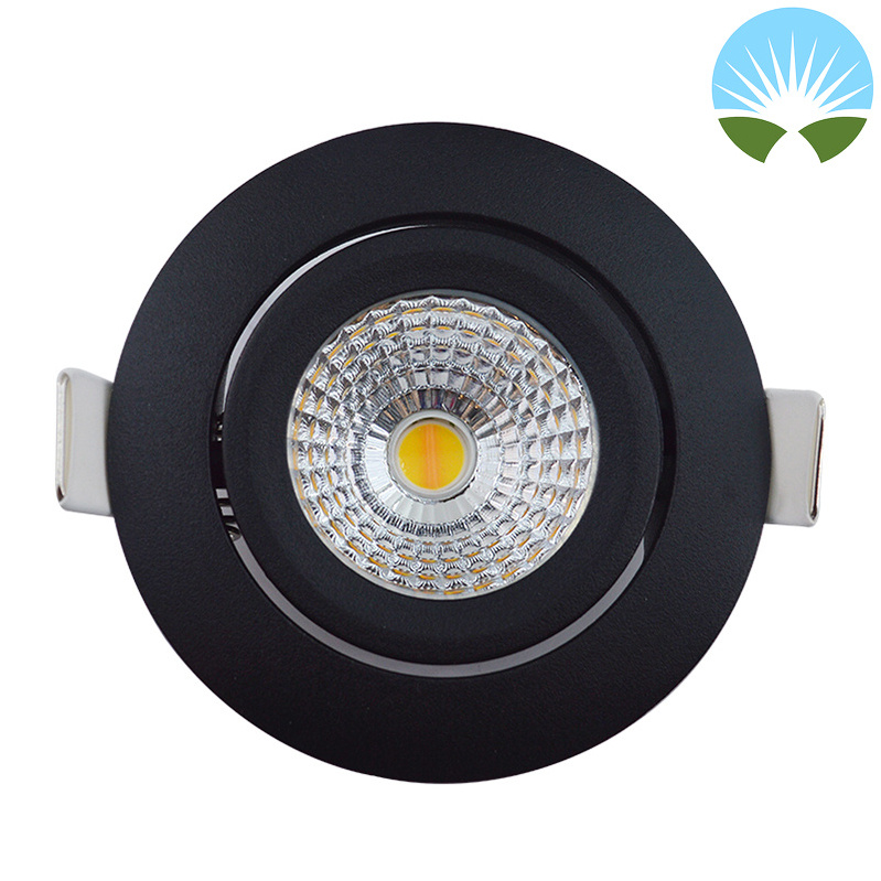 2023 Commercial Indoor 3CCT Round Spotlight Round LED Downlight Recessed 7W 10W 15W 20W 30W Spotlight LED COB Downlight