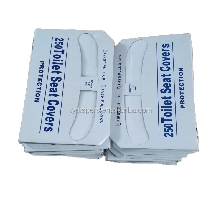 T&Y 2022 new disposable paper toilet seat covers hotels used disposable toilet seat covers popular toilet seat covers disposable