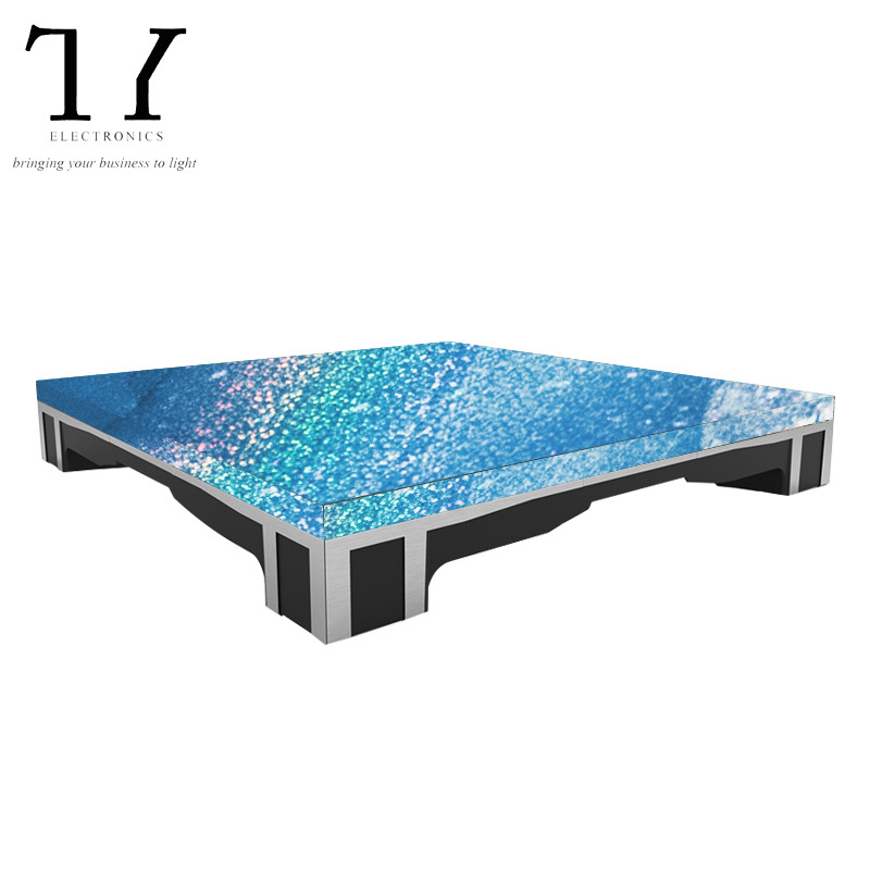 TY New design cool effect make programmable led dance floor mat