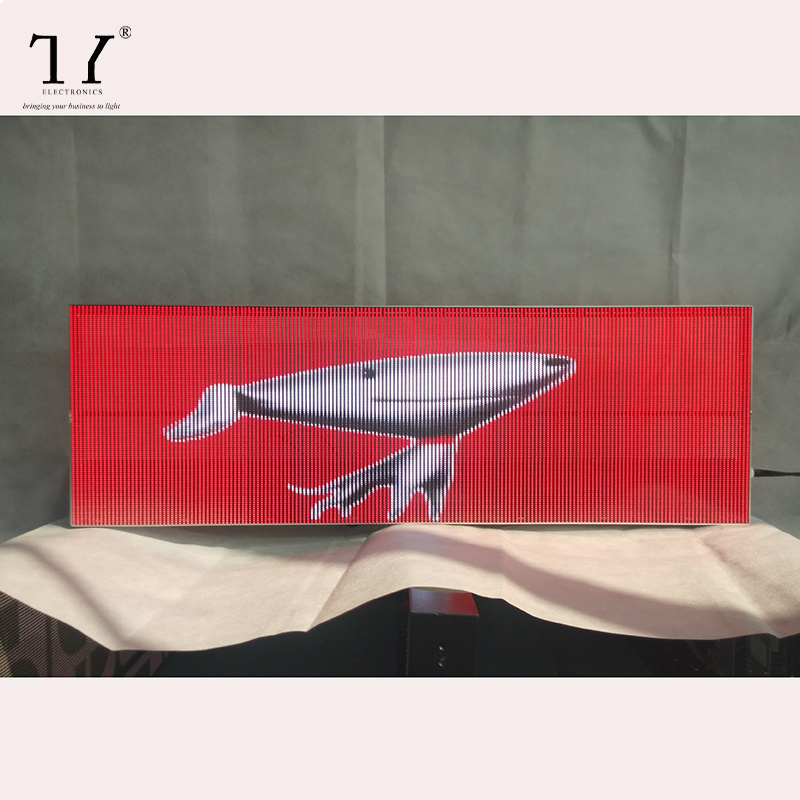 Customized full color P2.7 transparent led display rear window led panel screen for cars