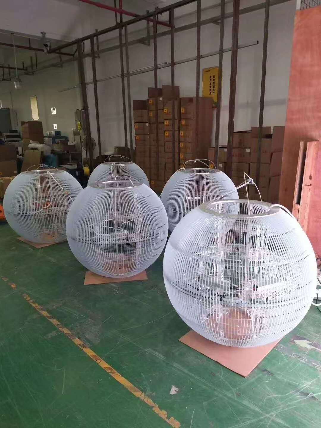 LED ball video advertising P3.91 LED transparent lantern ball globe LED spherical display