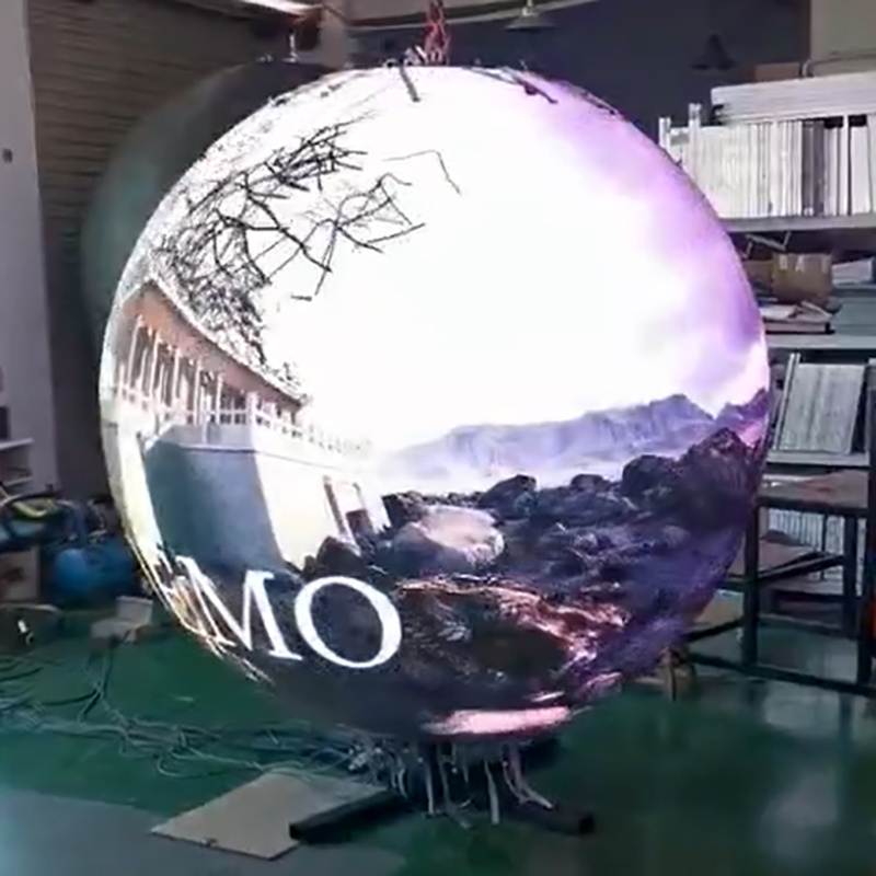 Indoor led Video Wall Display Ball sphere Round Lantern Led Transparent Ball Screen