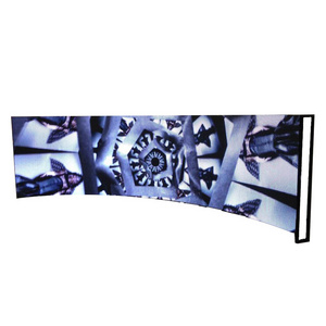 Factory custom full color Stage background led video wall curved indoor flexible screen led screen