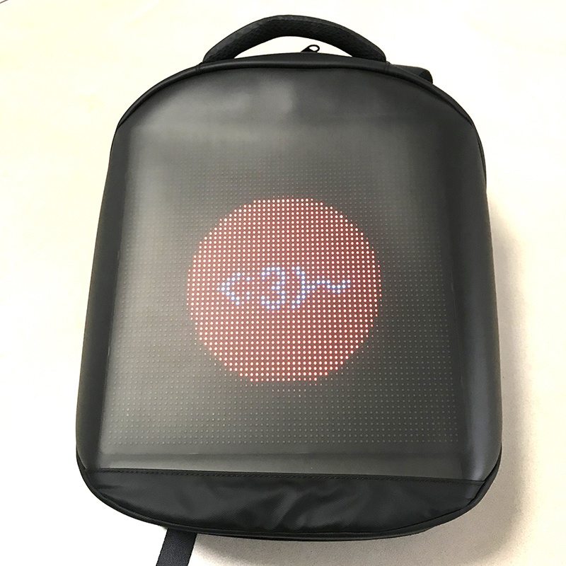 Fashion full color  led bag Waterproof LED advertising sport bag for travel