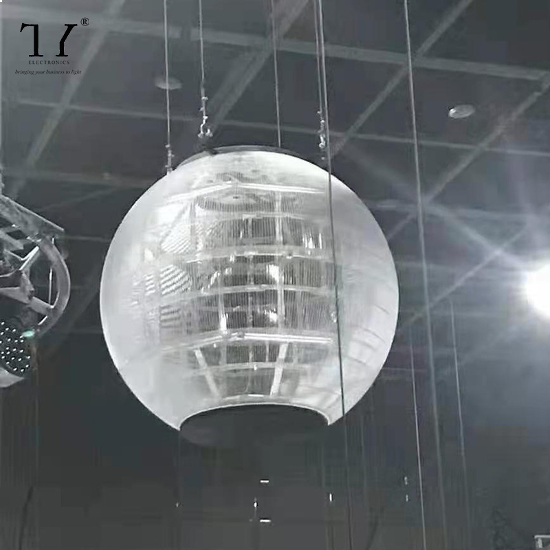 LED ball video advertising P3.91 LED transparent lantern ball globe LED spherical display