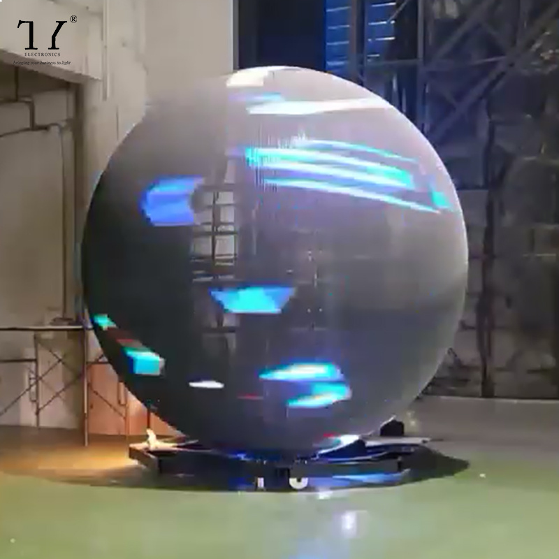 Indoor led Video Wall Display Ball sphere Round Lantern Led Transparent Ball Screen