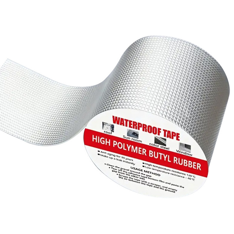 60mm black roof patching anti curable metal tacky butyl rubber joint caulk sealant tape for metal roof