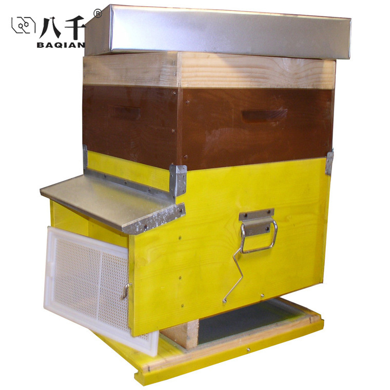 BAQIAN Beekeeping Equipment European Dadant Blatt Beehive Wooden Bee Hive Box