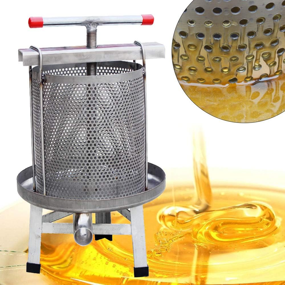 Beekeeping Equipment Stainless Steel Fully Enclosed Wax Press Squeezer Sugar Extruder Honey Pressure Machine