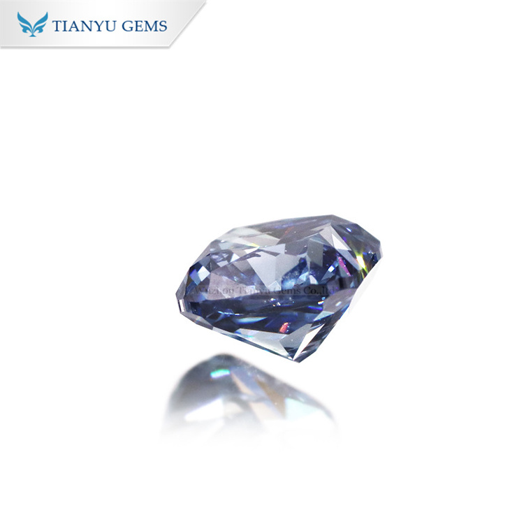 Tianyu Promotion Price Lab Grown Diamond IGI certified 1.136ct Cushion Cut Fancy Blue Loose CVD/HPHT Diamond