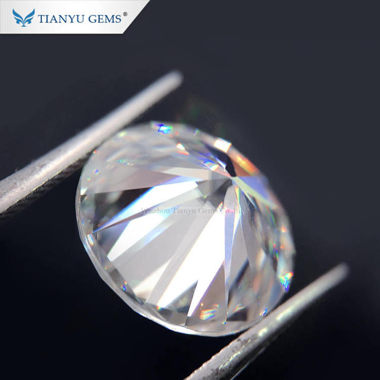 Tianyu Gems Big Carat Size Moissanite Bulk Wholesale 4H Sic Synthetic American Moissanite Price Per Carat