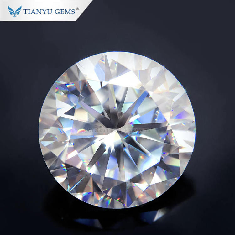 Tianyu Gems Big Carat Size Moissanite Bulk Wholesale 4H Sic Synthetic American Moissanite Price Per Carat