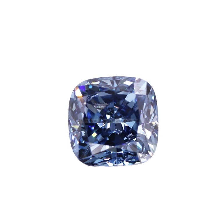 Tianyu Promotion Price Lab Grown Diamond IGI certified 1.136ct Cushion Cut Fancy Blue Loose CVD/HPHT Diamond