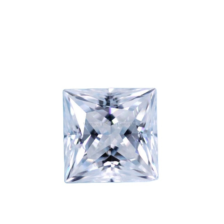 Made in China Wholesale Moissanite Diamond princess cut moissanite per carat price for sale